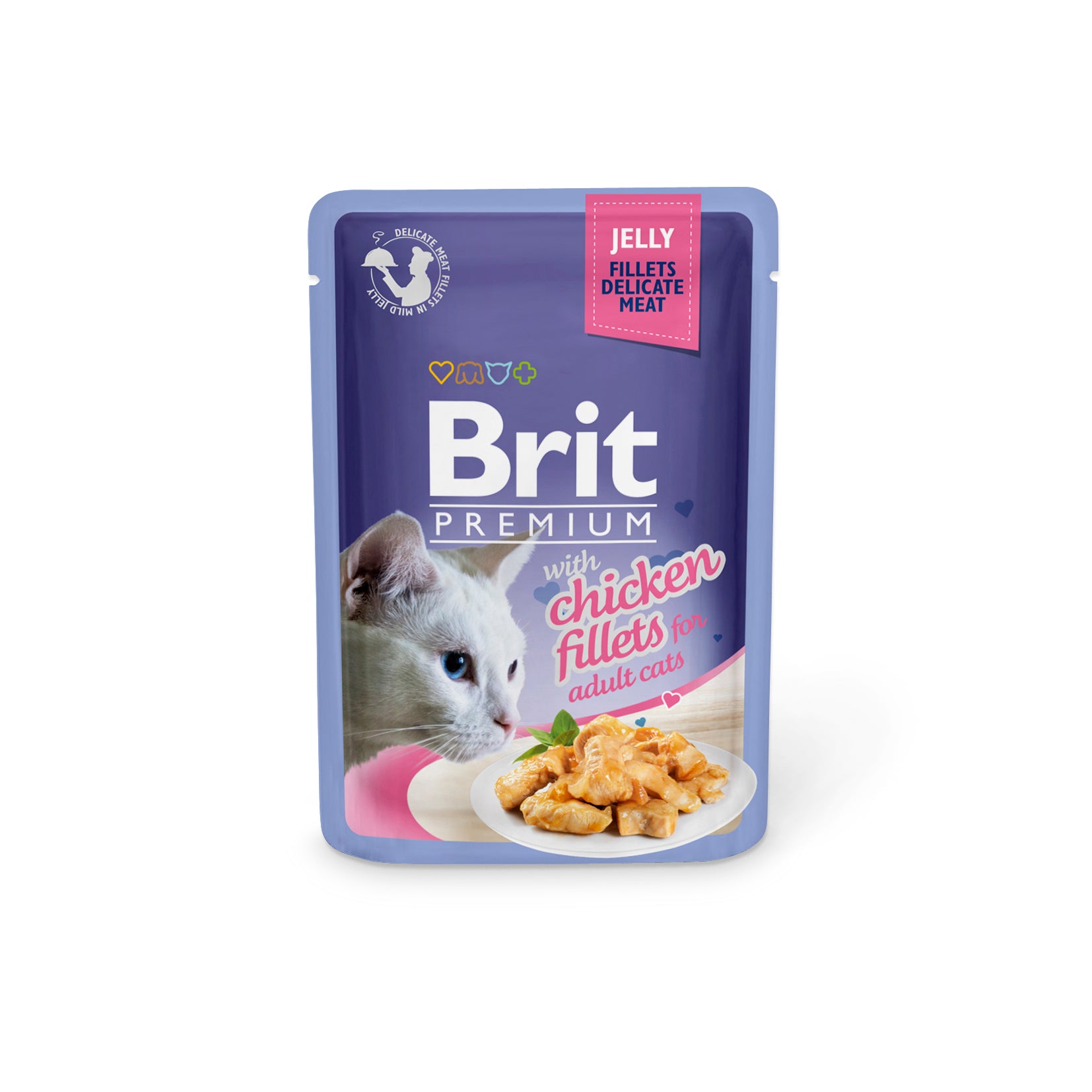 Brit Premium Cat Pouch with Chicken Fillets in Jelly for Adult Cats Brit Premium Cat Pouch with Chicken Fillets in Jelly for Adult Cats